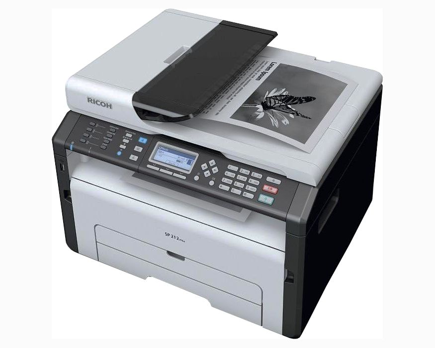 Ricoh sp 212sfnw программа для сканирования